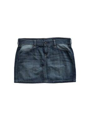 Old Navy Jean Mini Skirt 100% Cotton OG Denim Y2k Western Cowgirl Festival Skirt